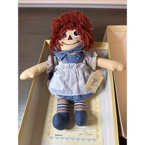Vintage Baby Raggedy Ann Doll By Applause Molly-E Version Limited Edition 1993